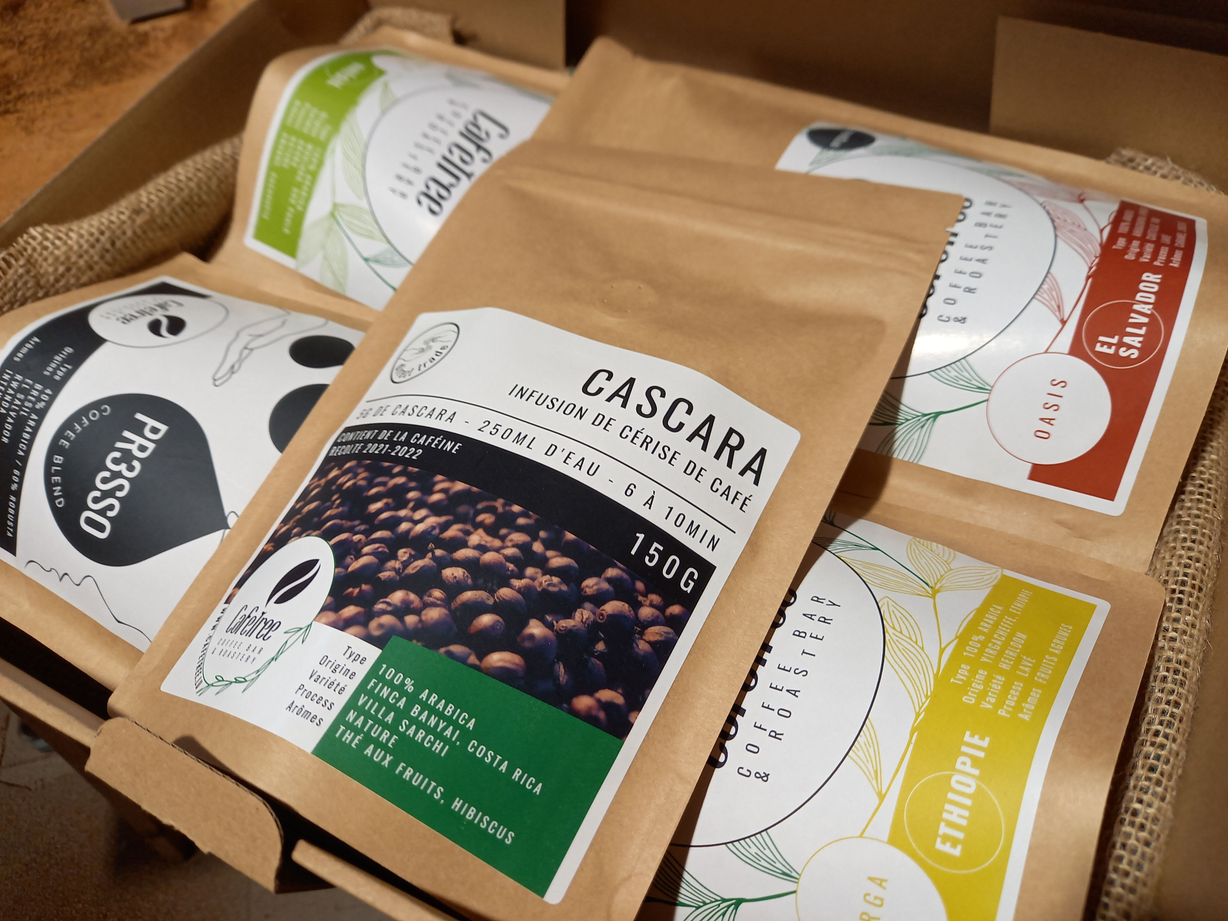 TestKëscht - Café & Cascara | 4x 250g & 1x 150g Infusion