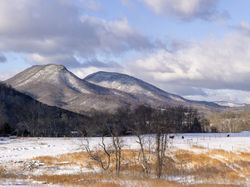 December - David Kophazi, House Mountain with snow, Kerrs Creek