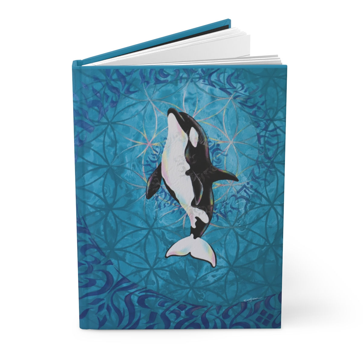 "Oracle of the Deep" Hardcover Journal - Ruled Lines