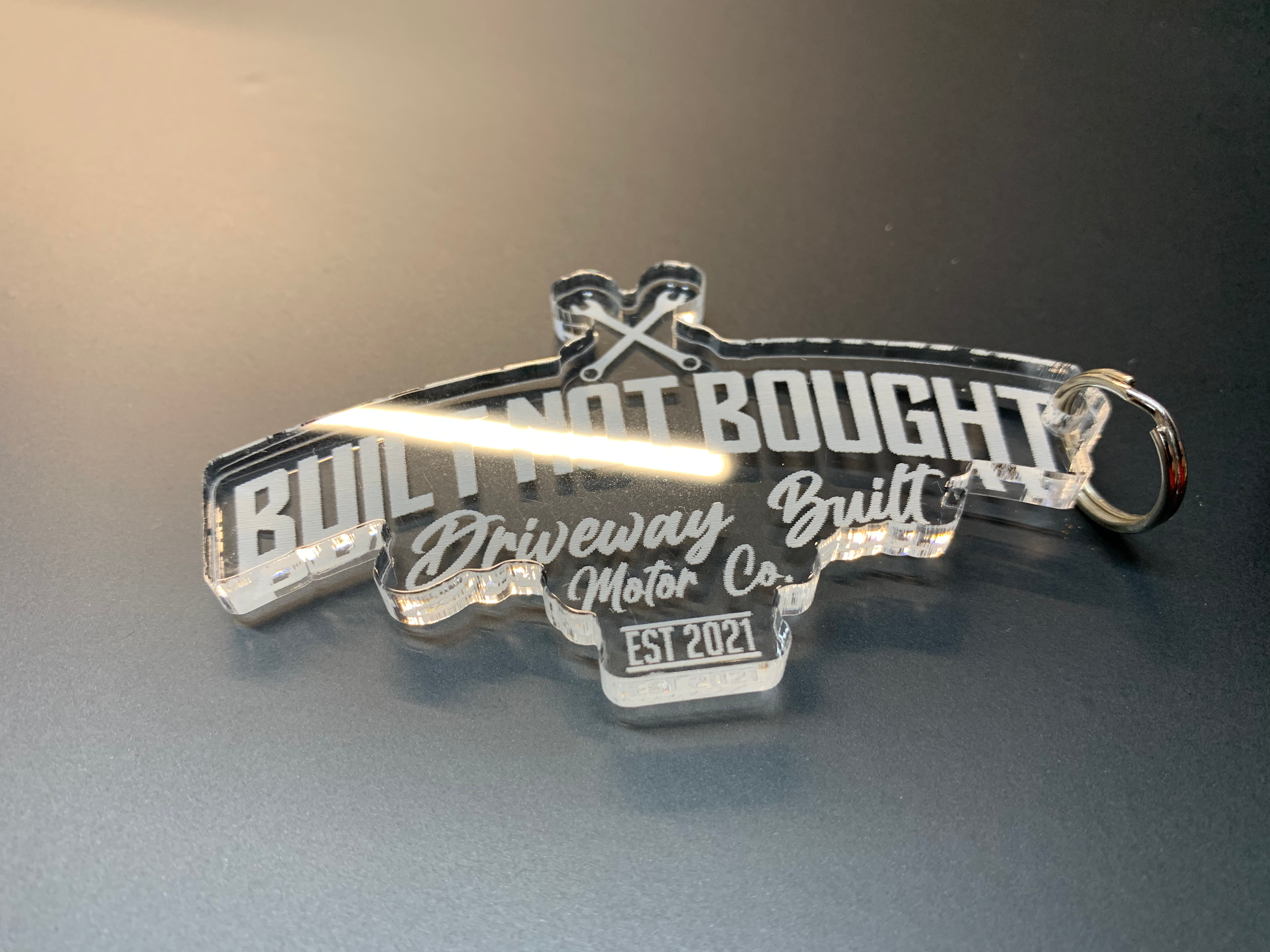 Built Not Bought Keyring