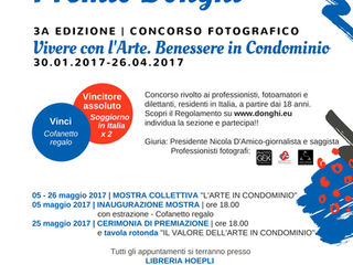 PREMIO DONGHI 2017 - TERZA EDIZIONE