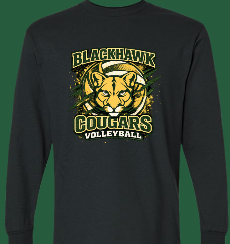 Thumbnail: BLACKHAWK JR HIGH VOLLEYBALL - BLACK