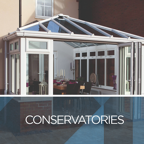 White Edwardian-style conservatory with glass roof in Essex