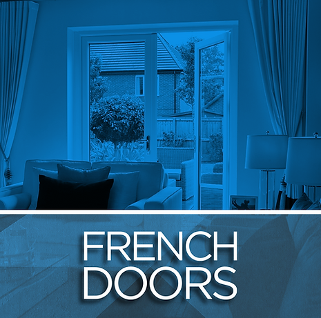 Maintenance-free french doors installation in Essex