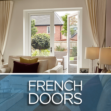 New white uPVC french doors fitted to detached home in Leigh-on-Sea