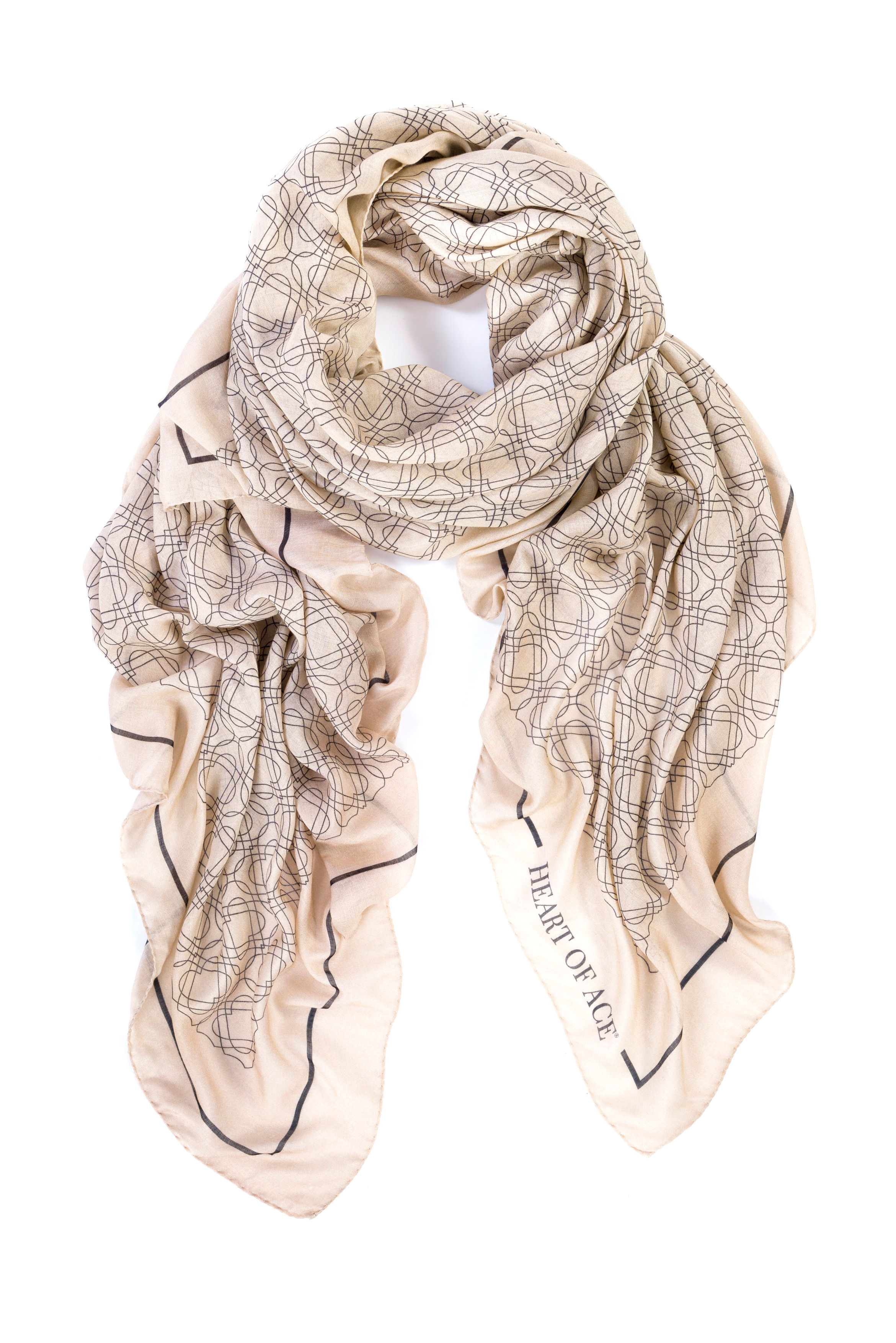 HEART OF ACE Schal INFINITY  - Modal / Silk Blend