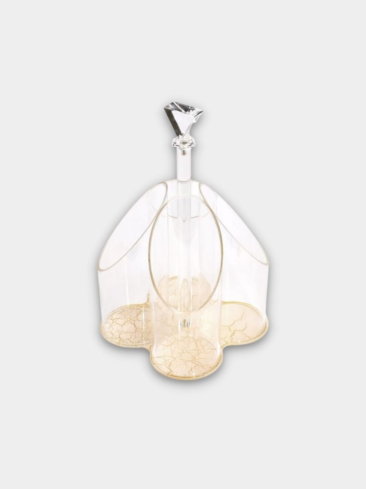 תמונה ממוזערת: מעמד לסכו"ם אקריליק מחולק ל-4