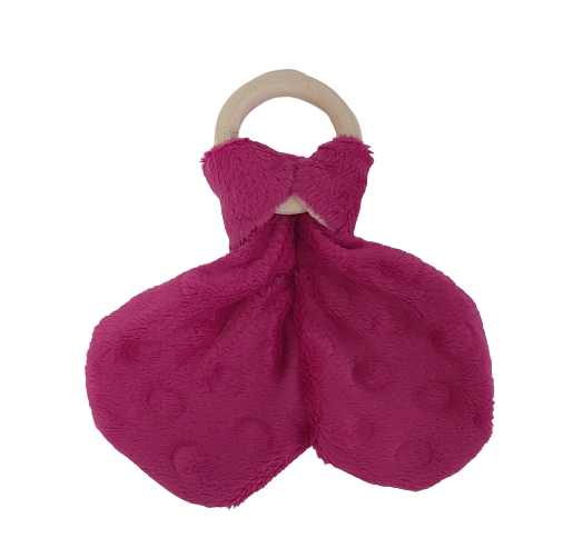 תמונה ממוזערת: רעשן קטיפה דו צדדי לתינוק