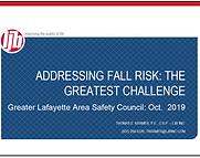 Greater Lafayette Area Safety Council: Oct. 2019- Expo & Conference
Eric Key– DuPont- Kevlar Mechanical Protection Technical Sales
Greater Lafayette Area Safety Council: Oct. 2019- Expo & Conference
Keynote Speaker- THOMAS E. KRAMER, P.E., C.S.P. – LJB INC
