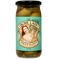 Green Olives Stuffed with Red Pepper; The Olive Lady NZ