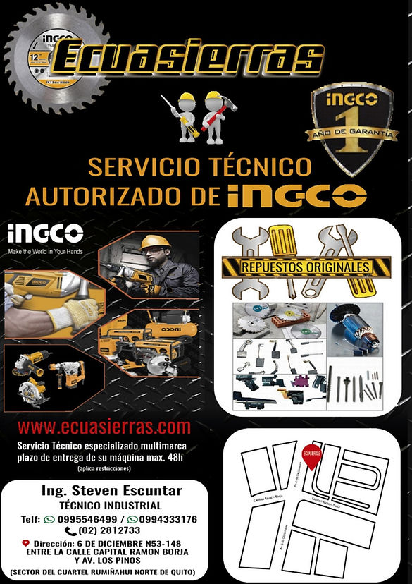 Servicio Tecnico autorizado Ingco Quito