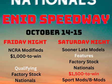 Winter/Factory Stock Nationals format announced