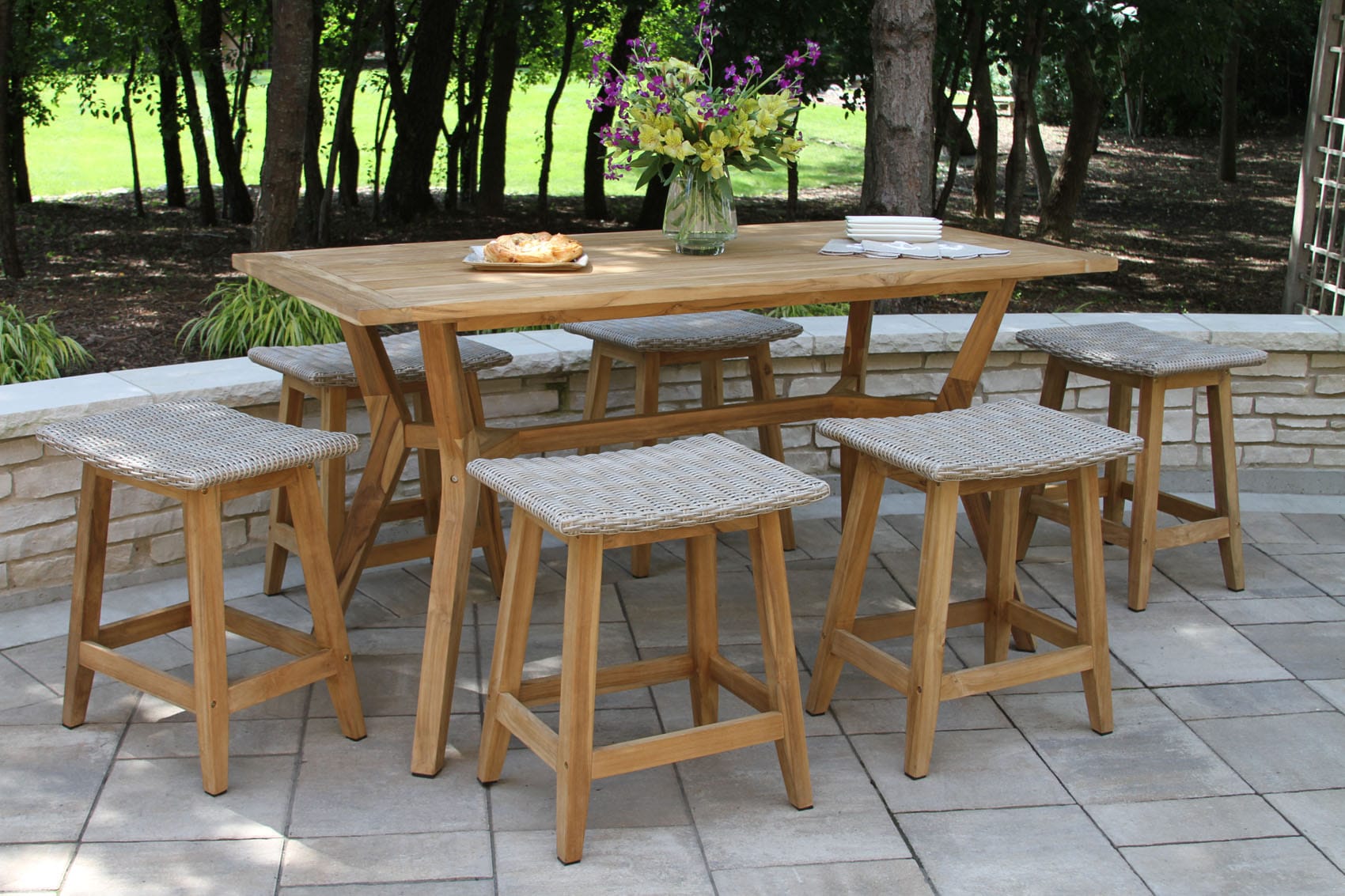 Solid Wood Outdoor Patio Furntiure