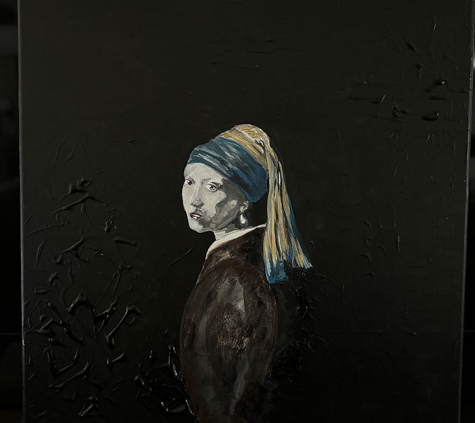 Girl with a Pearl Earring - After Vermeer
