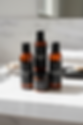 Beard oil, wash, conditioner, balm products