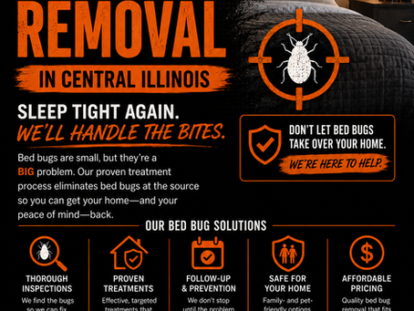 Who Offers Bed Bug Removal in Central Illinois?