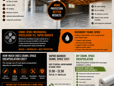 Crawl Space Encapsulation vs. Vapor Barrier: Which Is Right for Your Home?