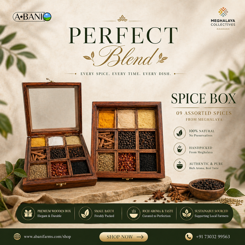 Thumbnail: Spice Box with Nine selected spices from Meghalaya