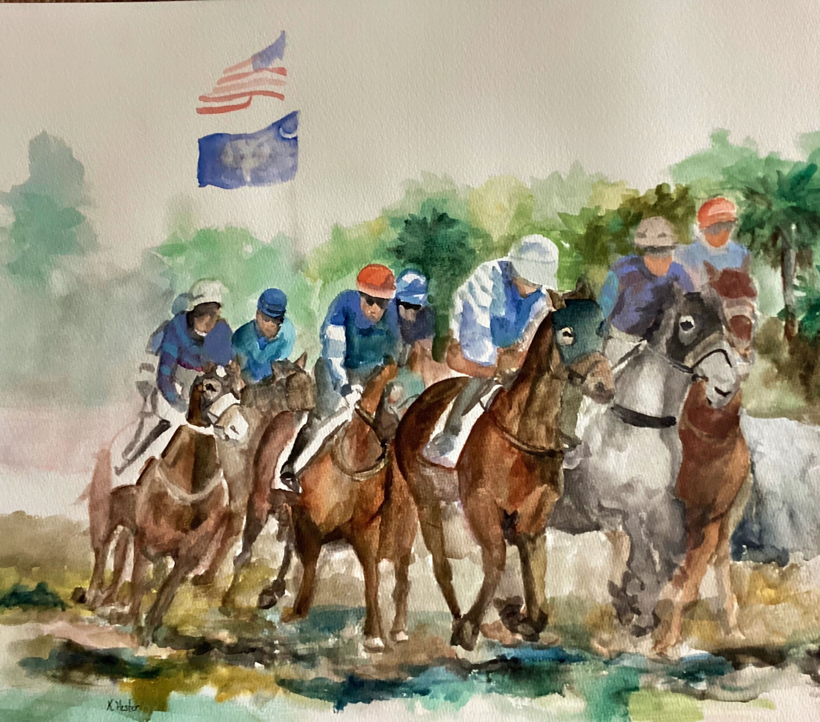 Neck and Neck in South Carolina -SOLD