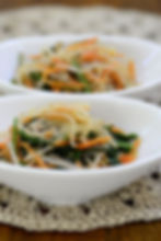 Tri-color Namul (Korean Vegetable Salad)(三色ナムル)