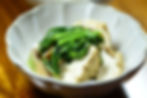 Braised Fried Tofu with Spinach(ほうれん草と厚揚げの煮浸し)