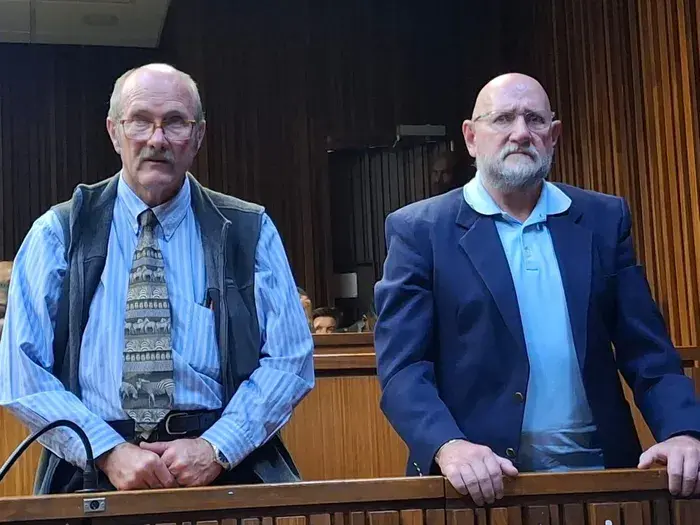 Hercules Engelbrecht en Pieter Stander. FOTO: IOL