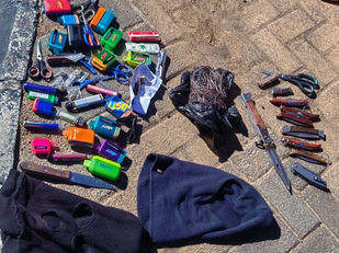 Die polisie vat vas by 'n Bfn skool