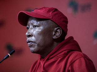 EFF-ondersteuners sak toe op Oos-Londen vir Malema se vonnisverhoor