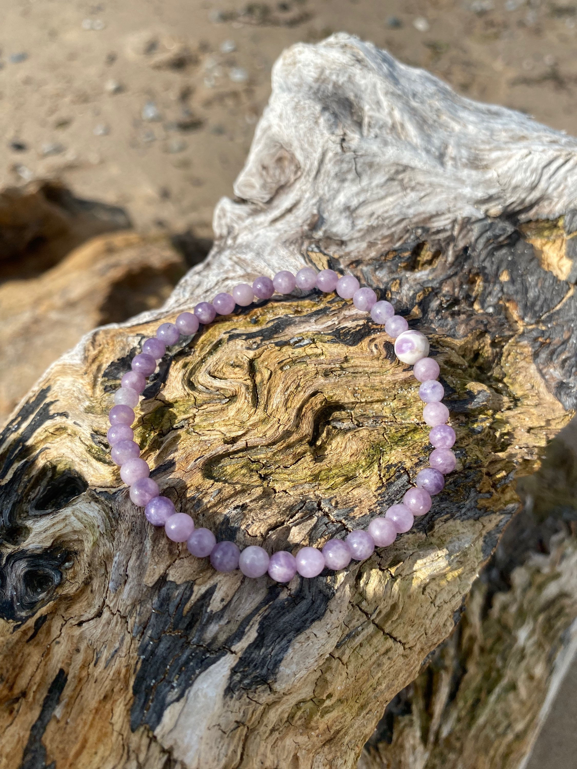 Lepidolite Bracelet 4mm