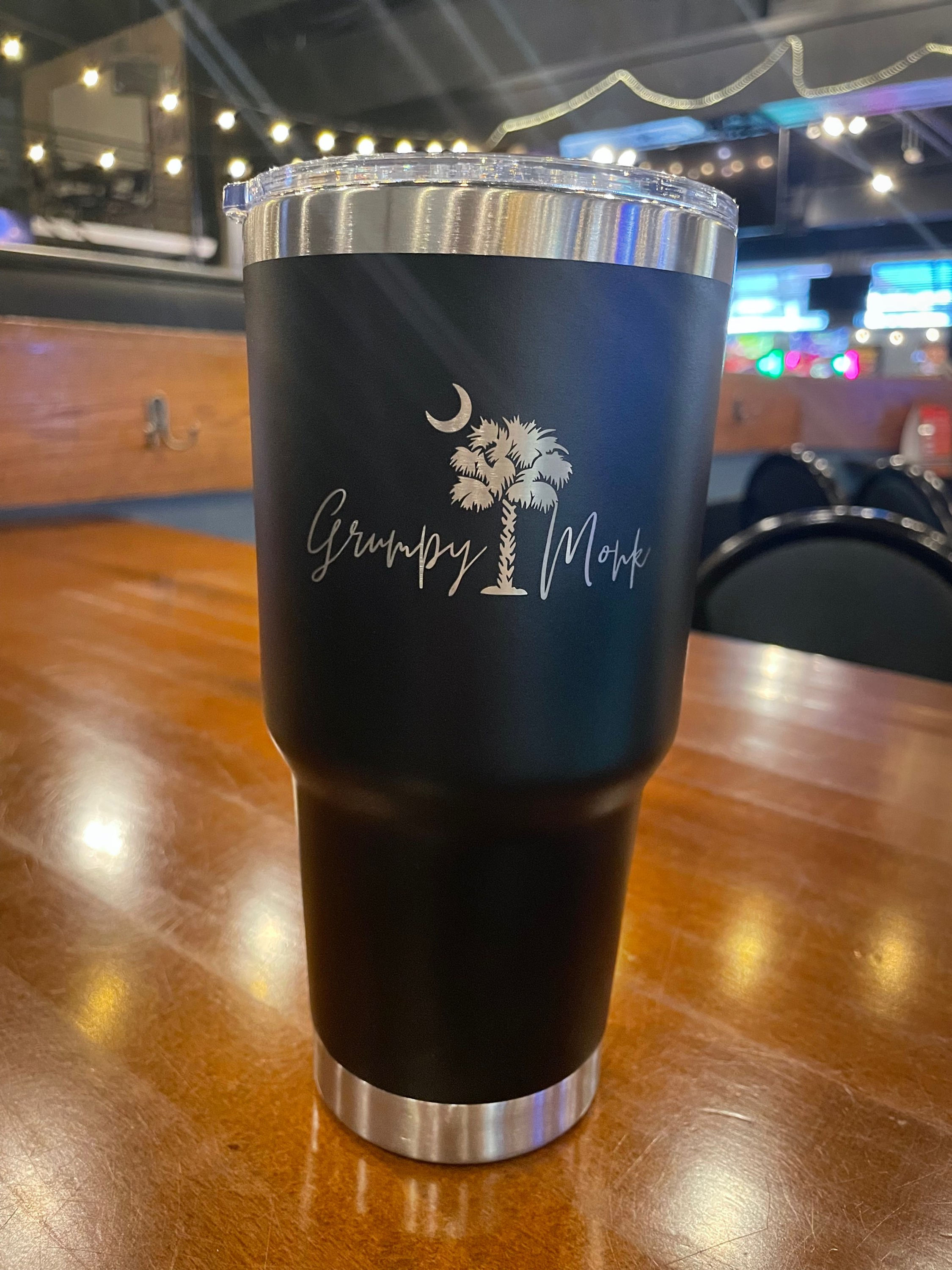 Black 20oz Insulated Tumbler with Lid