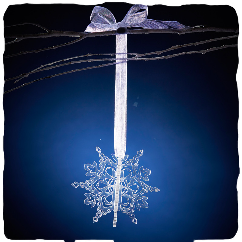 Acrylic snowflake decoration