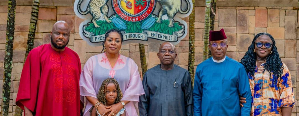 Sinach and husband commend Abia State Governor Alex Otti for visionary leadership and medical outreach support