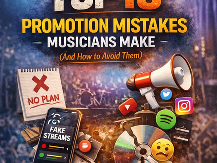 Top 10 Music Promotion Mistakes Musicians Make | Sound Pulse Media