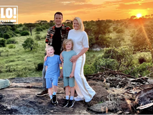 Hello! Mag features Chemmy Allcott's safari trip