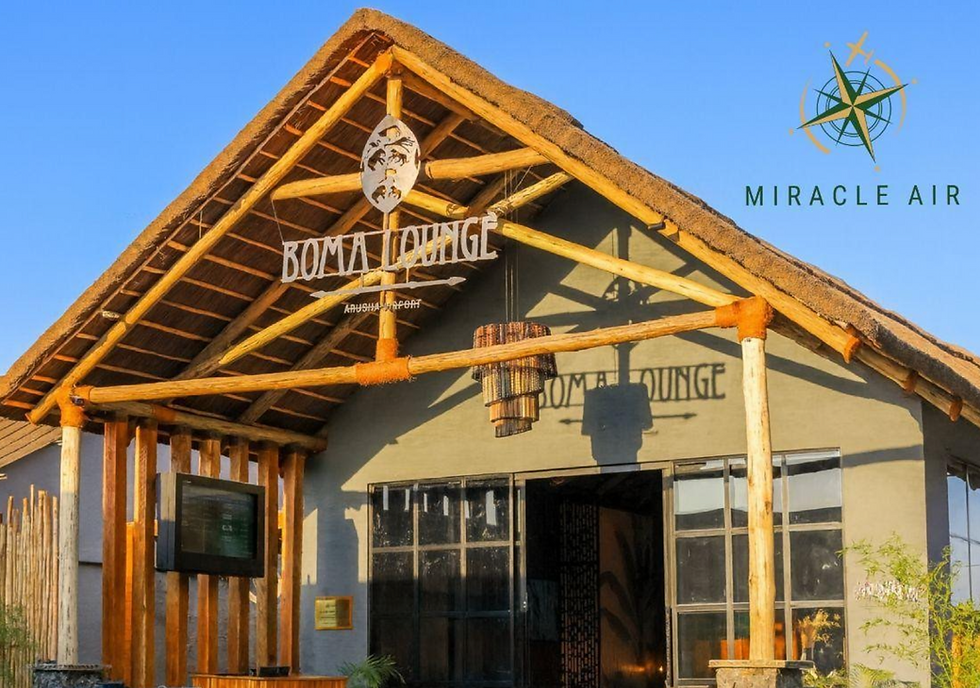 Introducing the luxury new Boma Lounge at Arusha Airport