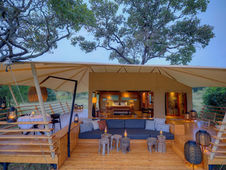 Remodelled suite interiors at Serengeti Bushtops.