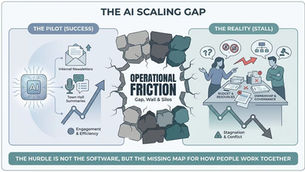 AI Spending Is Rising. Leadership Is Not. The Real Gap Is How Work Gets Run