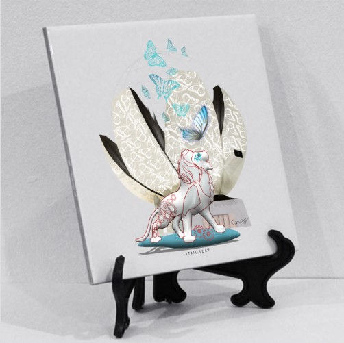 Thumbnail: Ceramic tile on stand - several designs