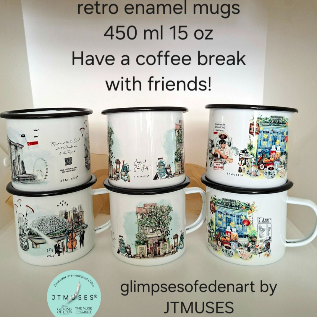 Enamel Mugs-gift-set-4pcs-by PWDs