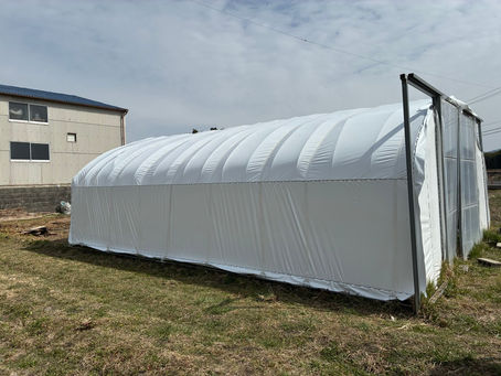 ビニールハウス張り替え!(三重県伊賀市)