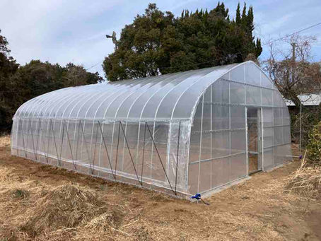 ビニールハウスの施工(静岡県菊川市）