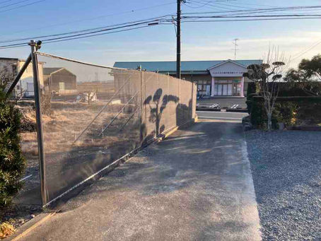 防風ネットによる強風対策(三重県津市)