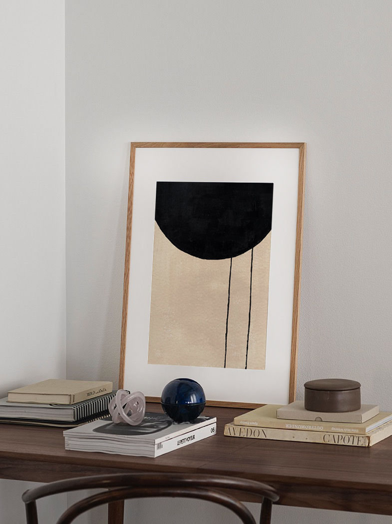 Miniatura: Cuadro Half Moon Vertical