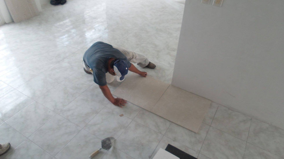 Intalación de Piso Casa Caro