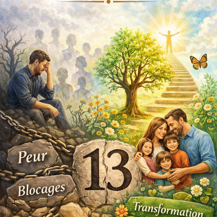 Mémoire familiale 13 en numérologie : transformation des peurs et blocages vers l’équilibre et la reconstruction