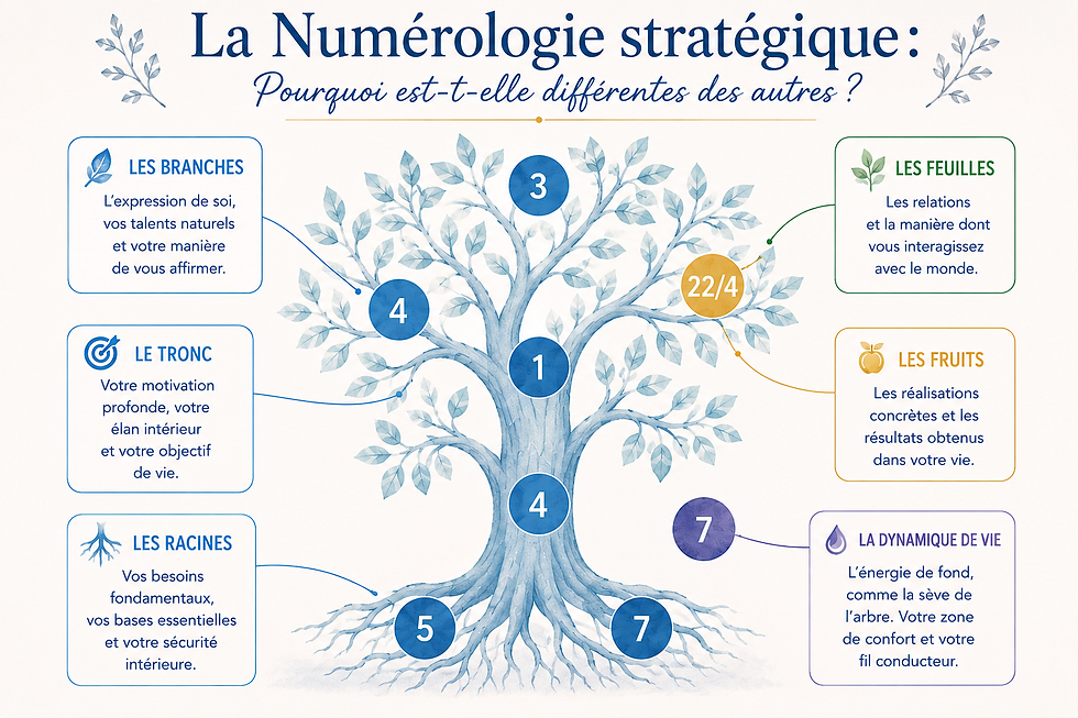 numérologie stratégique différence avec la numérologie classique