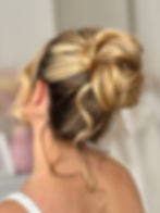 bride high bun