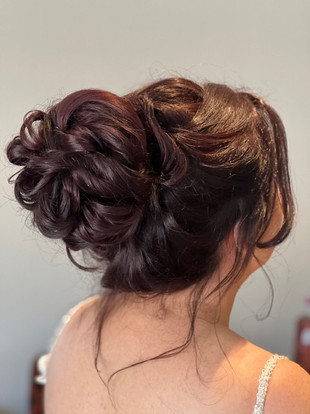 bride bun.