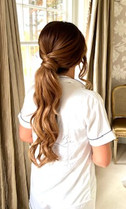 posh bridal ponytail