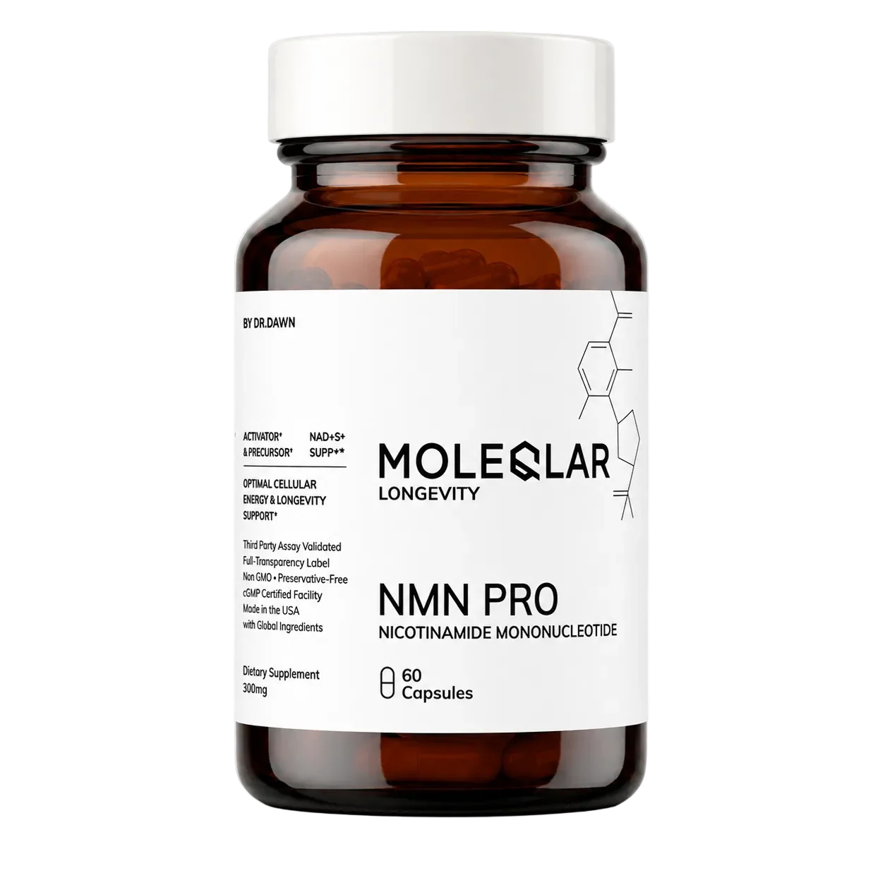 Abonament NMN 500mg MoleQlar – 60 Capsule, 500 mg